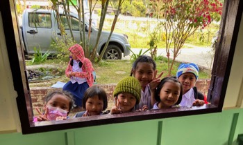 Children at Pongsaa school in Northern Thailand
